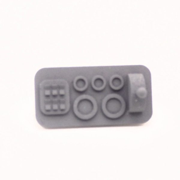 3D printed Model boat wheelhouse controls