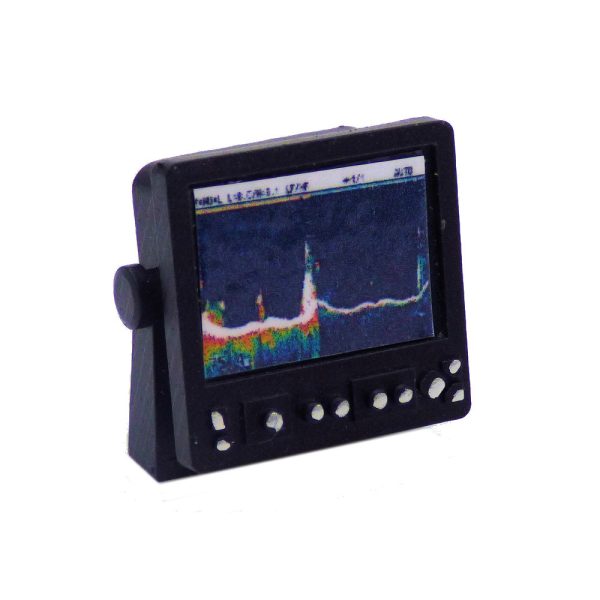 Model fishing boat 3d printer sounder with stand
