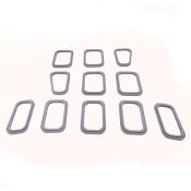 Set of 3D printed wheelhouse windows for model boat